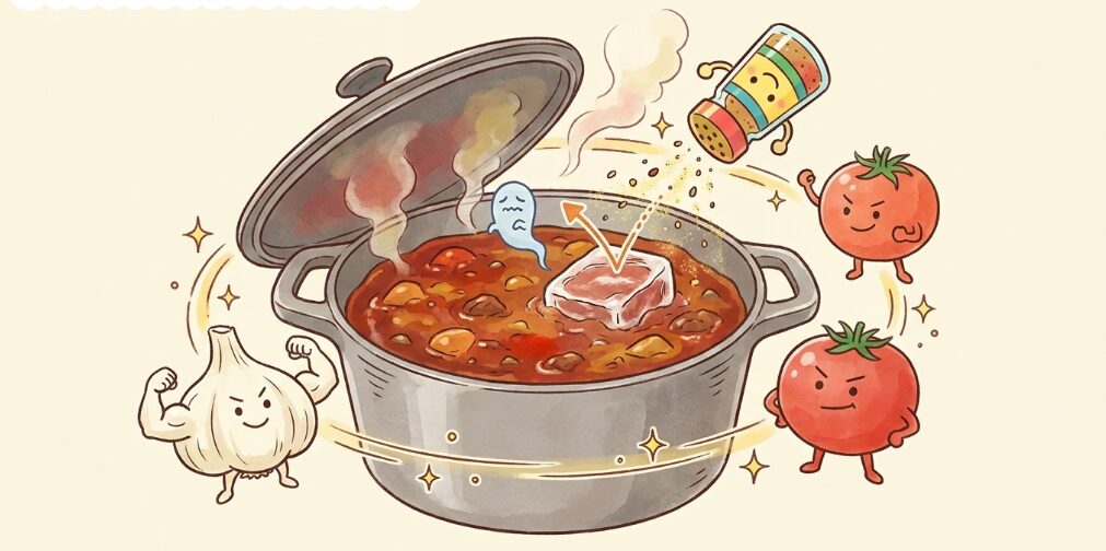 カレーやミートソースにアレンジ