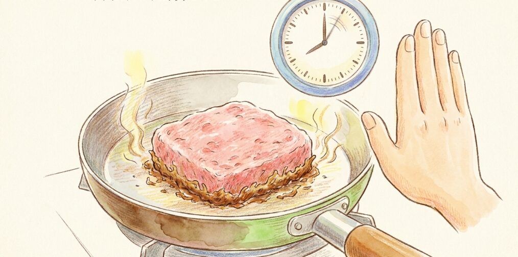 ハンバーグ風ステーキの簡単レシピ