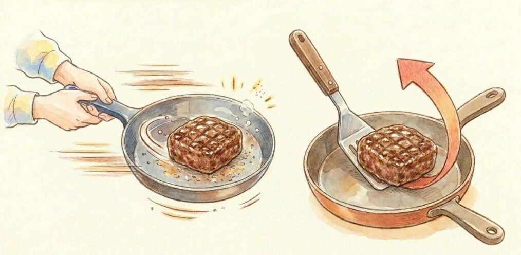 崩れやすい悩みを解決する焼き方