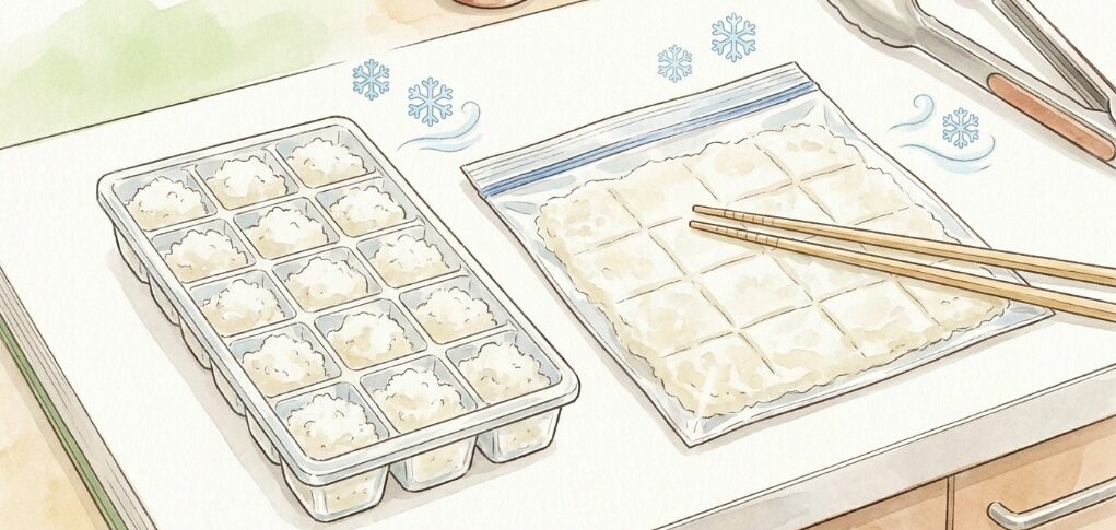 余った場合の冷凍保存術