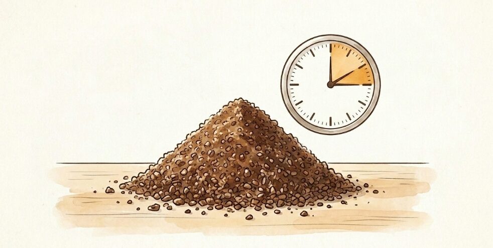 粗挽きや中挽きなど粒度を調整するポイント