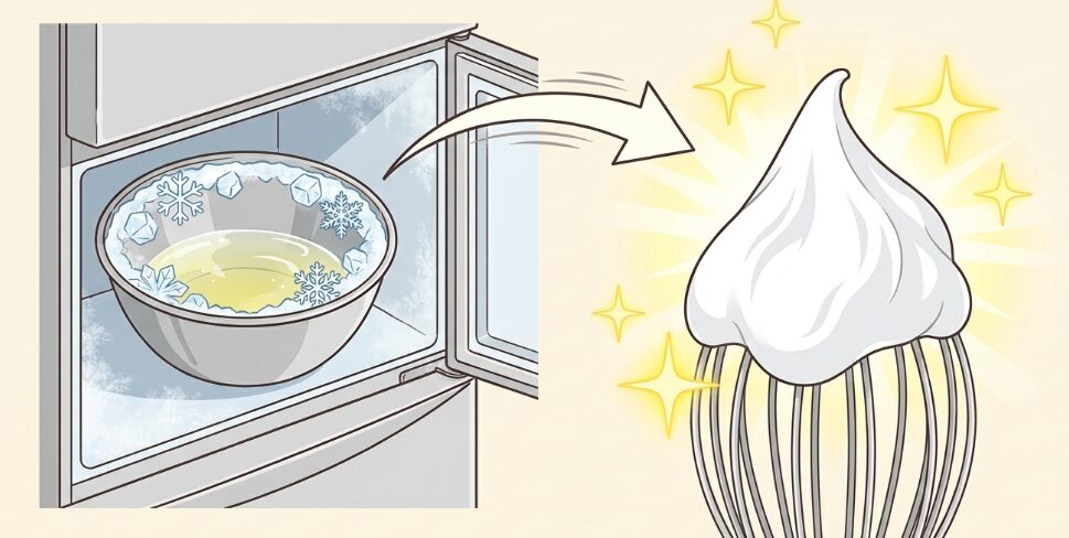 卵白の下ごしらえと適切な温度