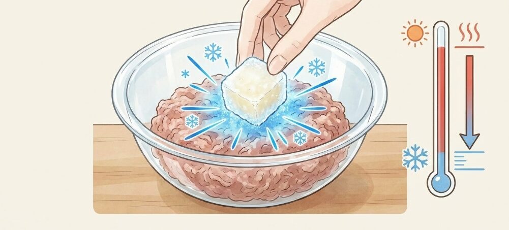 ハンバーグ作りの時短テク