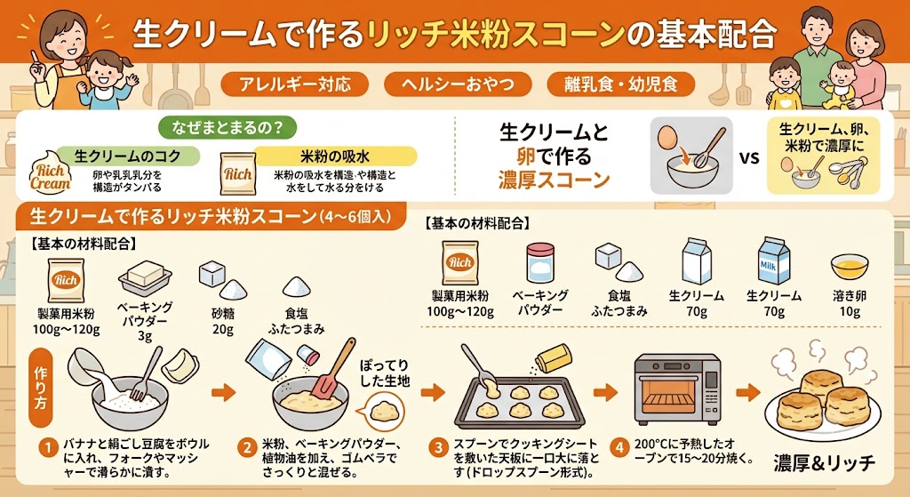生クリームで作る濃厚ワンボウルレシピ