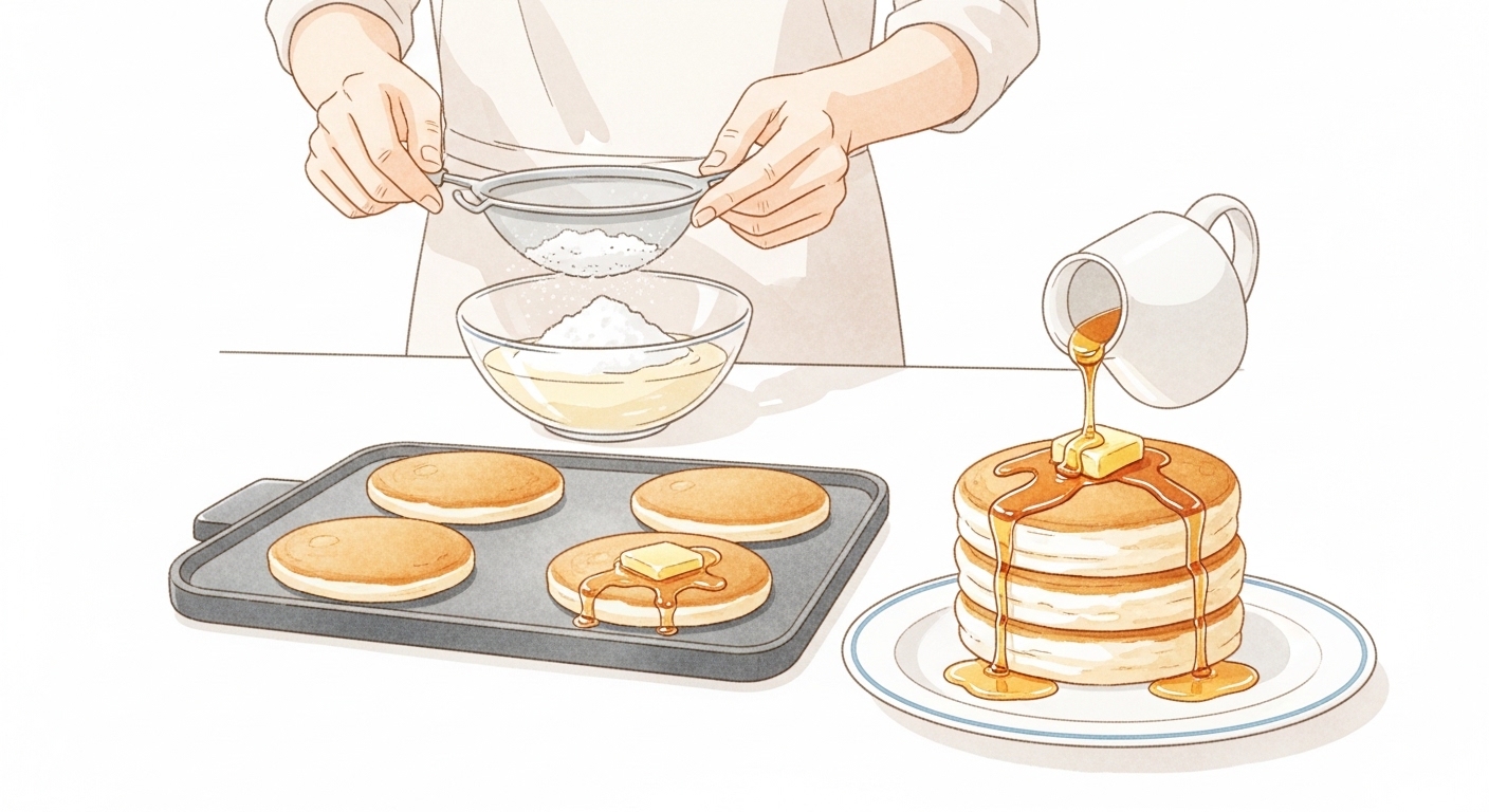米粉 ホットケーキ レシピ