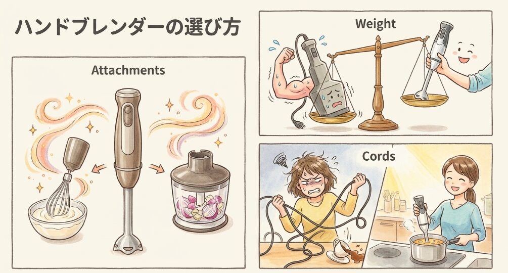 ハンドブレンダーの選び方