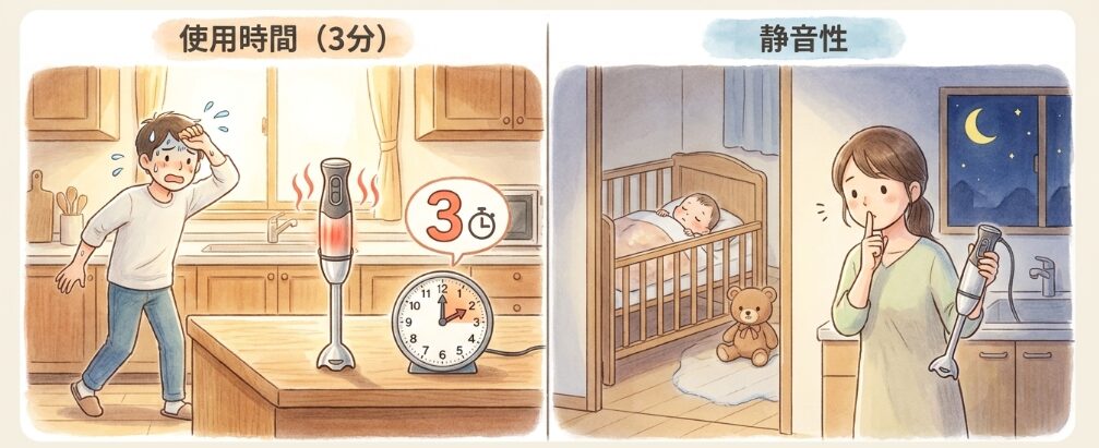 ハンドブレンダーを選ぶときの注意点