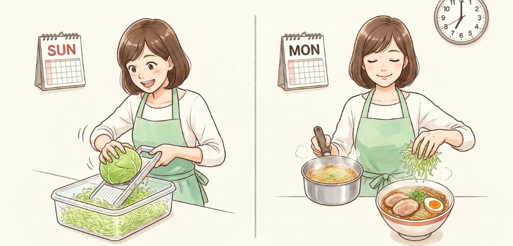 週末の作り置きで朝の準備を楽に