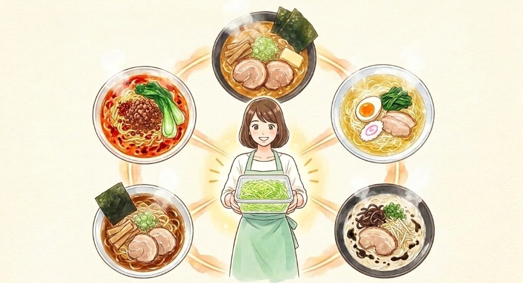 キャベツの千切りが合うラーメンは