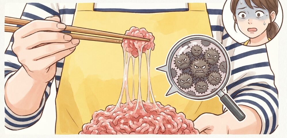 表面のぬめりや糸を引く状態は雑菌繁殖の証