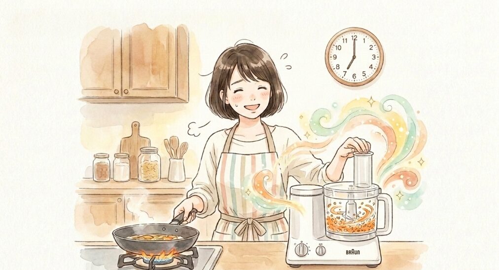 寝坊した朝も安心のみじん切り