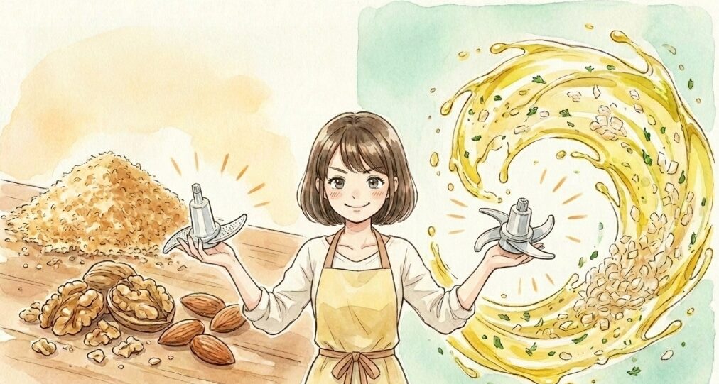 アタッチメント交換で広がる料理