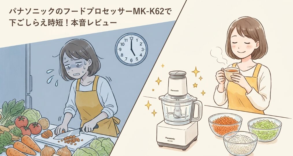 パナソニックのフードプロセッサーMK-K62