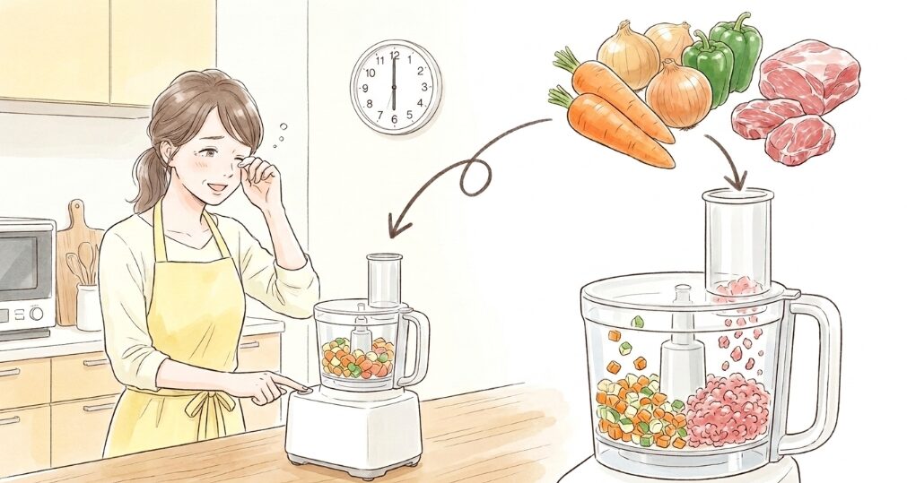 朝の時短になる付属アタッチメント