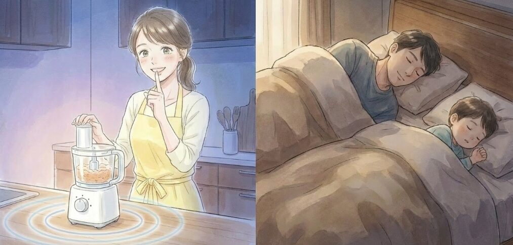 睡眠を邪魔しないモーターの静音性