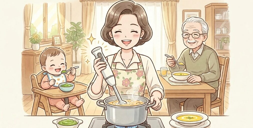 離乳食から介護食まで幅広く大活躍