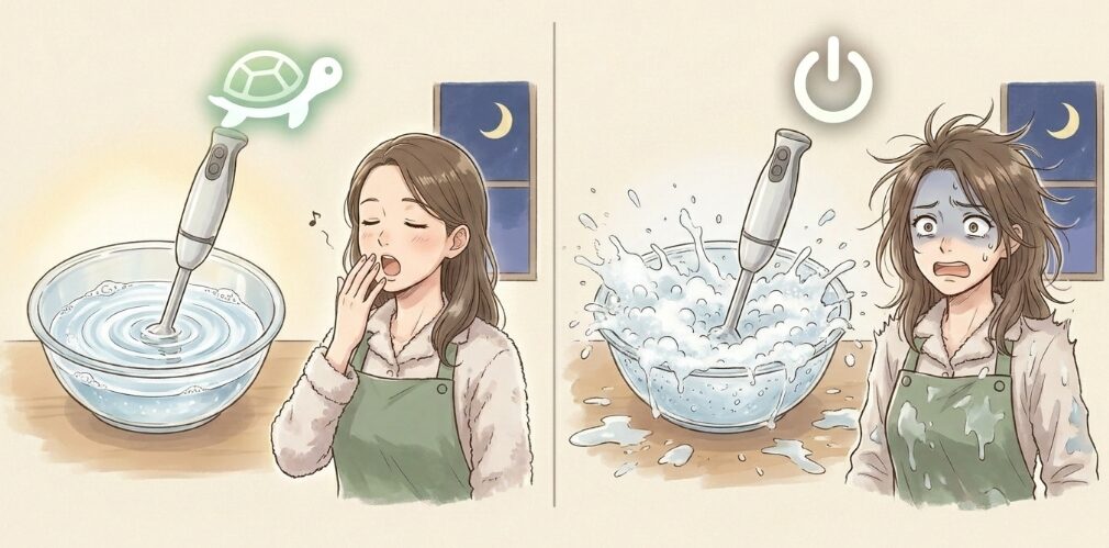 疲れた夜のお手入れのしやすさ