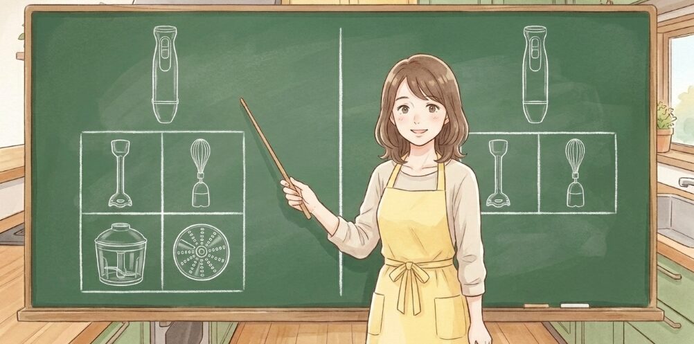 付属アタッチメントを徹底比較