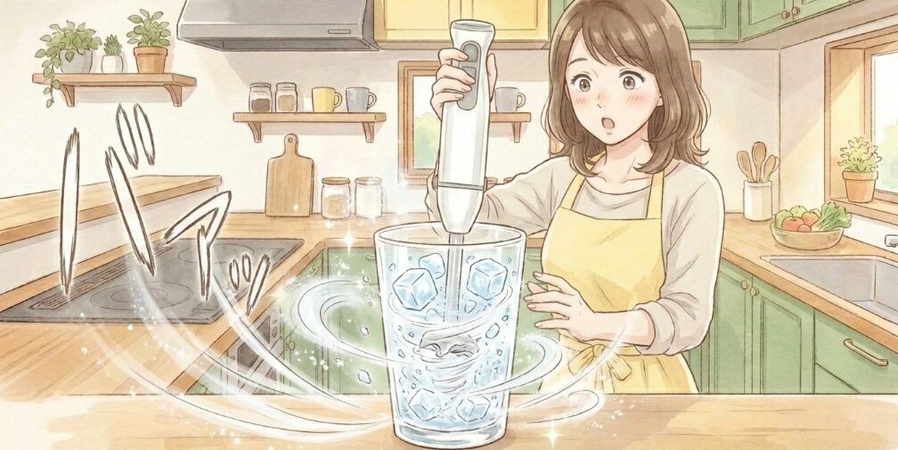 氷も砕けるパワフルなブレード