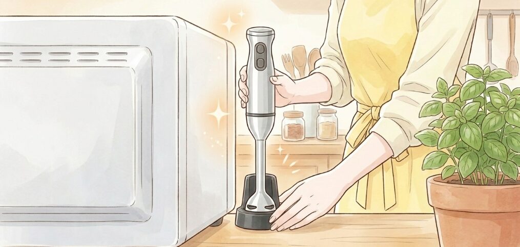 収納スペースを取らないスリム設計