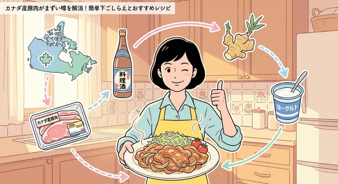 カナダ産豚肉がまずい