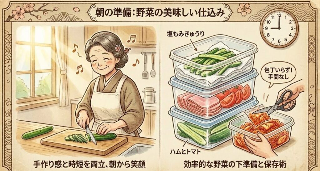 具材を切るだけの手軽な下ごしらえ