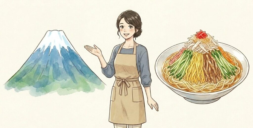 元祖の冷やし中華の具材とこだわり