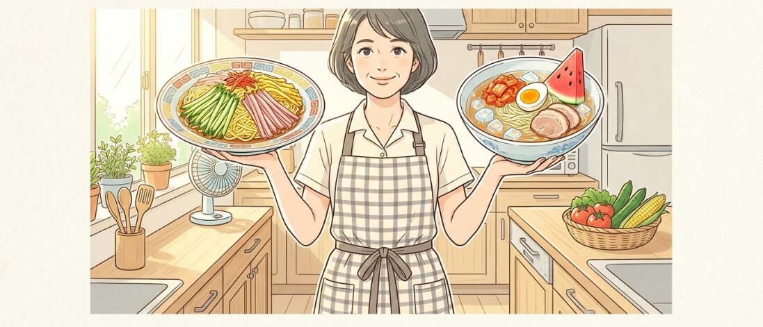 冷やし中華と冷麺の違い