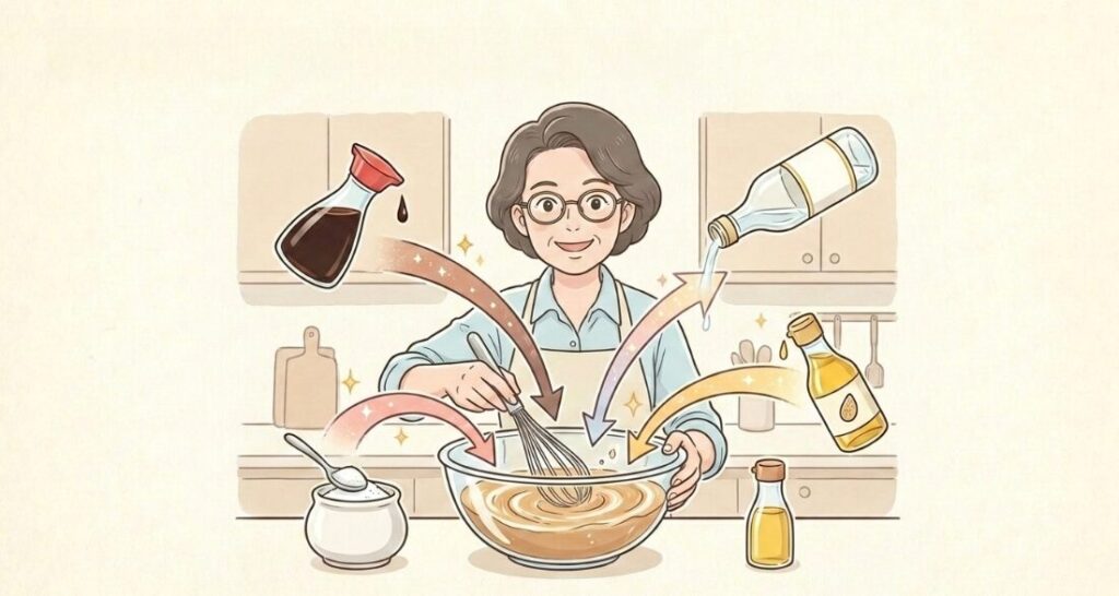 市販のタレが無い時の簡単な代用レシピ