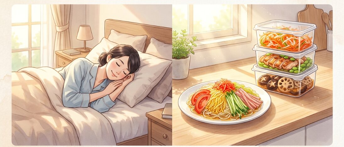 冷やし中華の献立