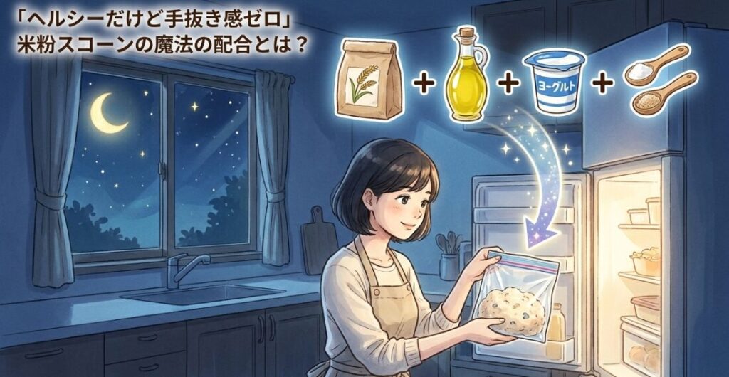 米粉スコーンの魔法の配合