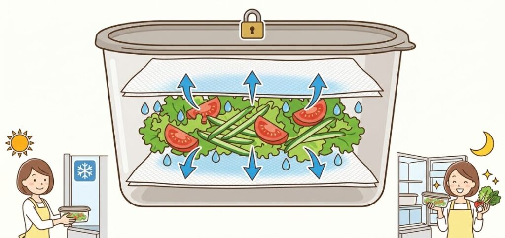 傷みを防いで美味しさをキープする冷蔵保存術