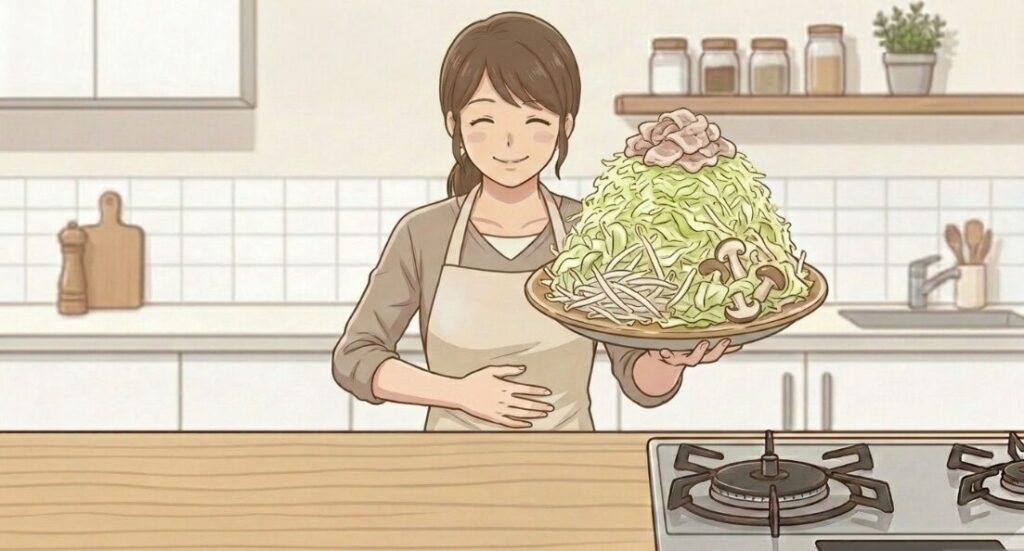 付け合わせの野菜でボリュームを増やすアイデア