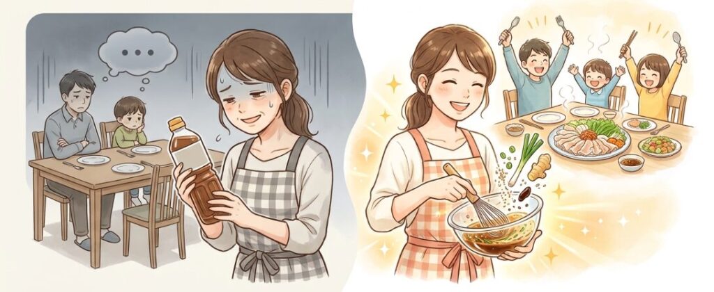 冷しゃぶのタレとレシピで夕食作りをラクにする方法