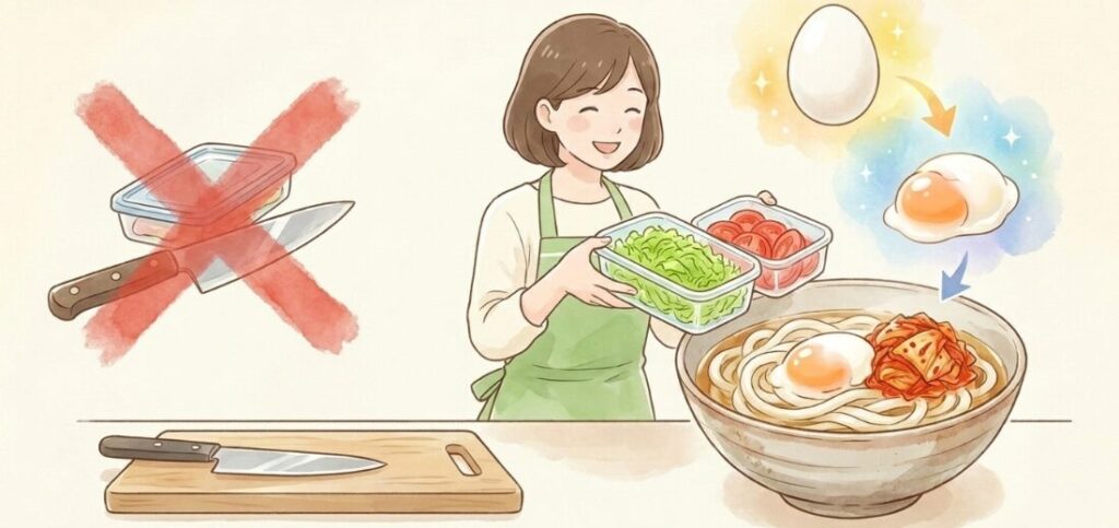 人気の具材を乗せるだけの簡単アレンジ