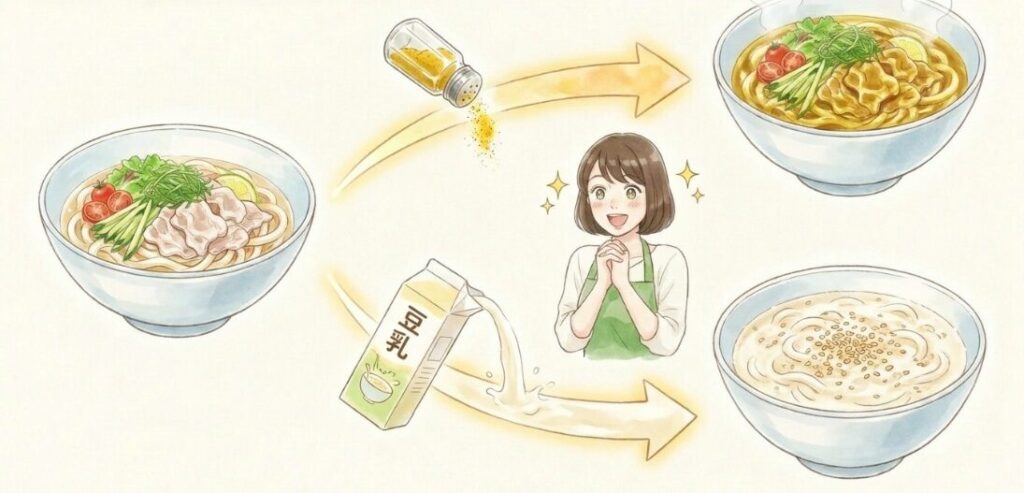 飽きずに毎日食べられるリメイク術