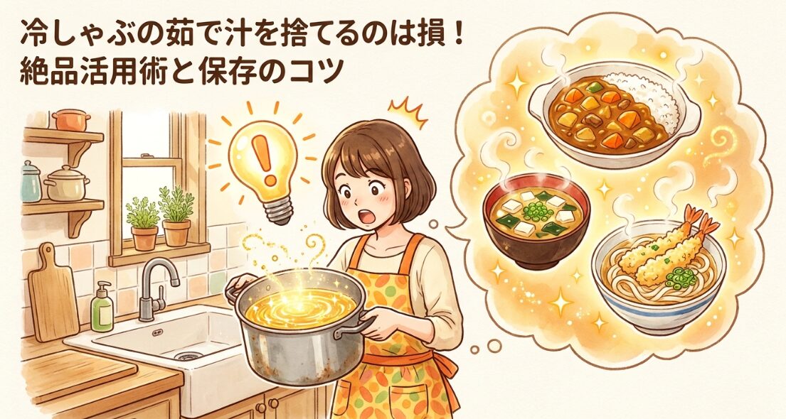 冷しゃぶの茹で汁