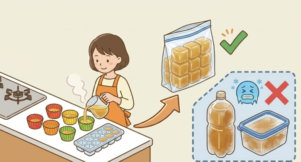 冷凍保存で長持ちさせる小分けのコツ
