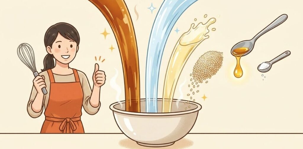 黄金比率で手作りするタレの作り方