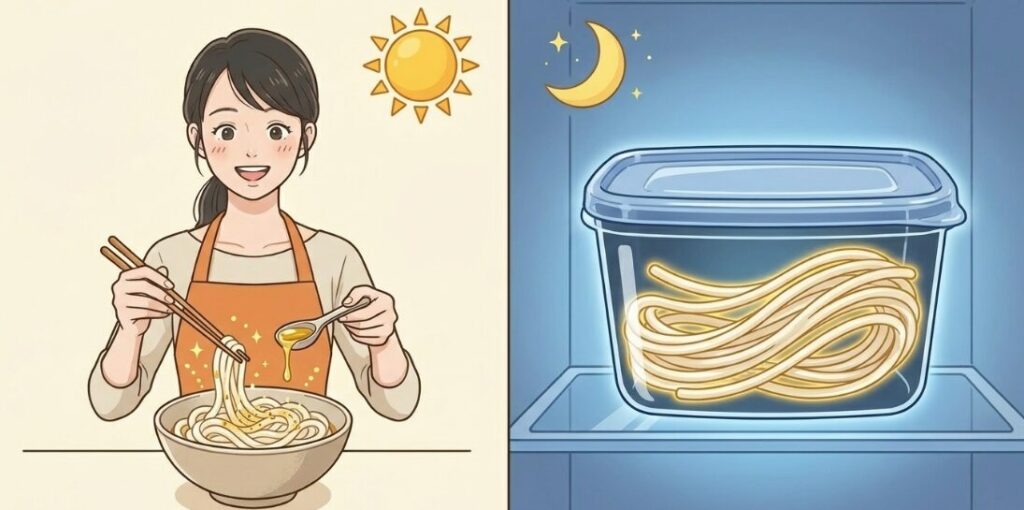 ごま油をプラスしてコクをアップさせる技