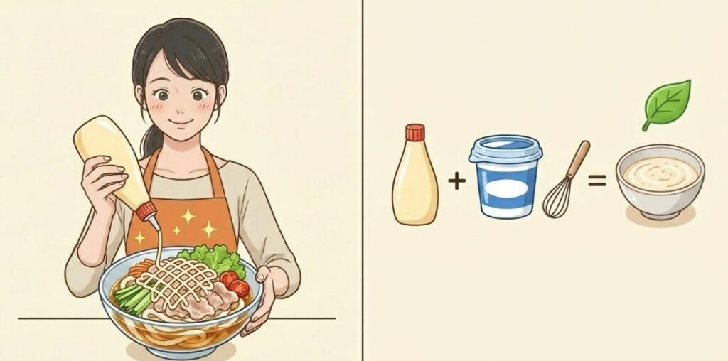 マヨネーズを合わせて濃厚に仕上げるコツ