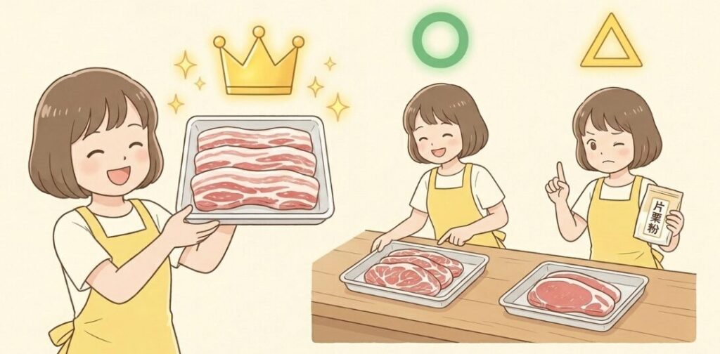 パサつきを防ぐお肉の選び方