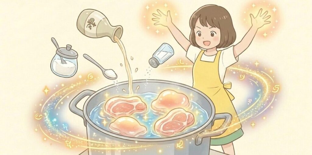 柔らかさをキープする魔法の調味料