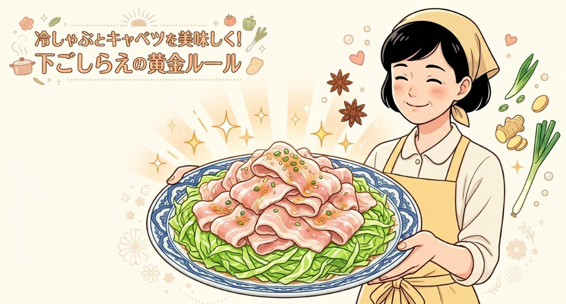 冷しゃぶとキャベツを美味しく！下ごしらえの黄金ルール
