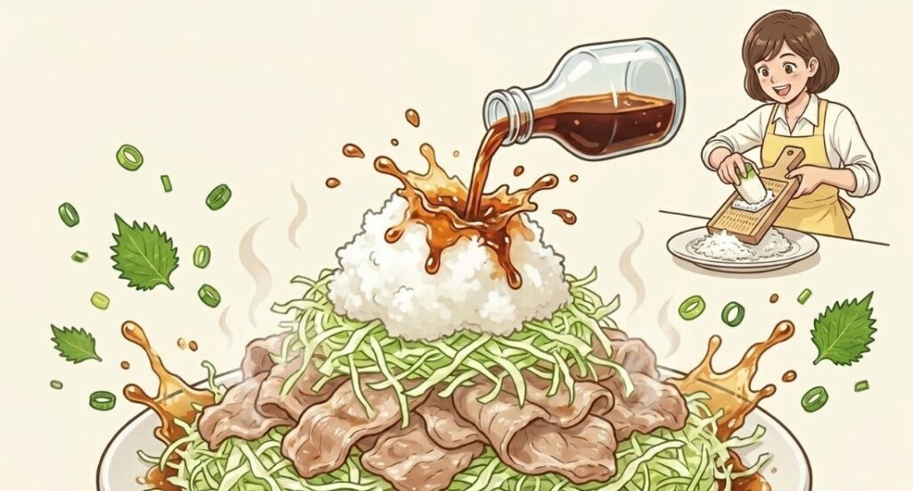 定番のポン酢でさっぱり食べる組み合わせ