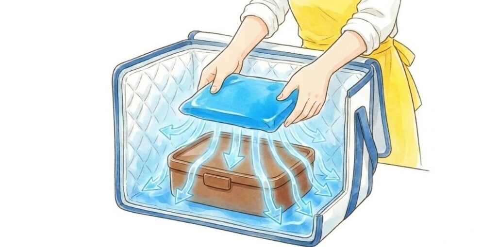 保冷剤と保冷バッグの正しい使い方