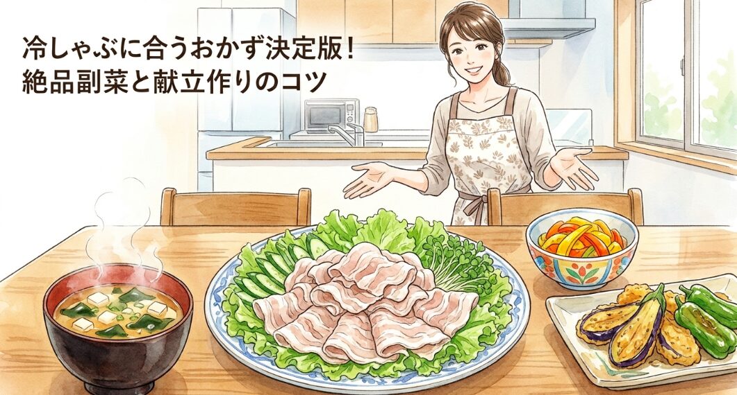 冷しゃぶに合うおかず