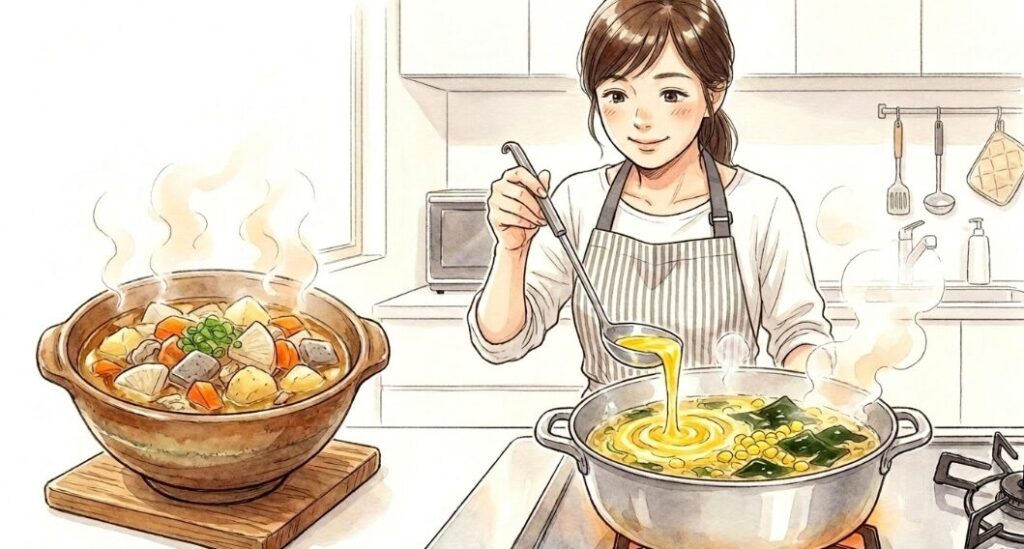 子供も喜ぶ定番のスープメニュー