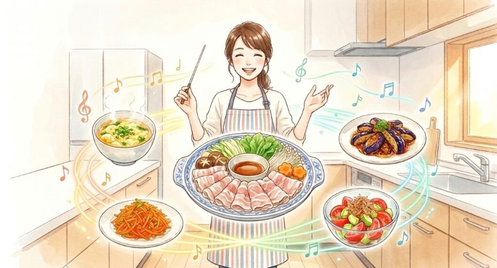 冷しゃぶに合うおかずの組み合わせまとめ