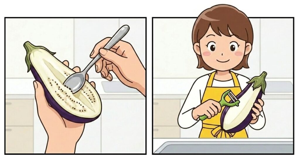 黒い種が気になる時の下ごしらえ方法